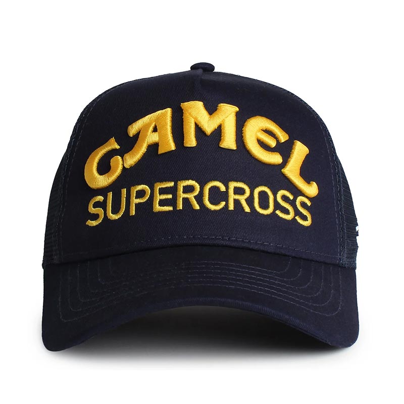 Casquette Supercross JT Racing USA bleue.