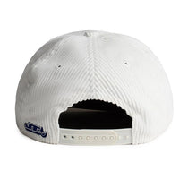 Casquette JT Racing USA Factory Rider white corduroy.