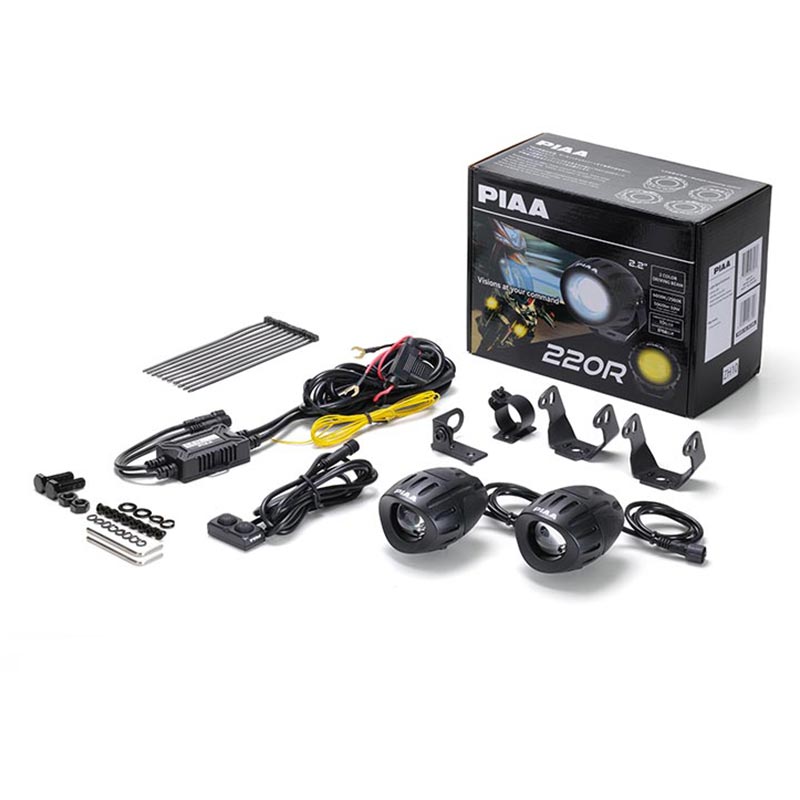 Kit de feux additionnels PIAA 220R LED. Blackpines.fr