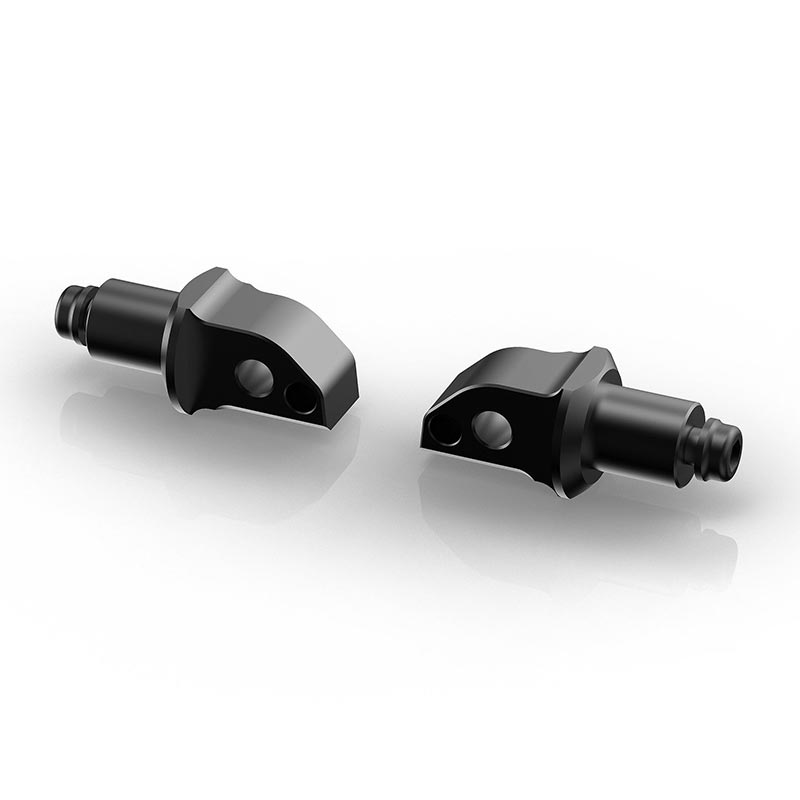 Kit repose-pieds moto passager Rizoma PE655B. Blackpines.fr
