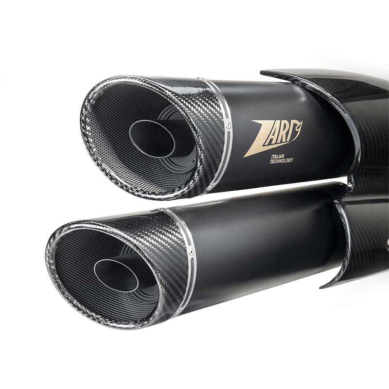 Ligne complète GT 2 en 1 Zard pour Harley-Davidson Sportster S 1250 avec embout carbone.