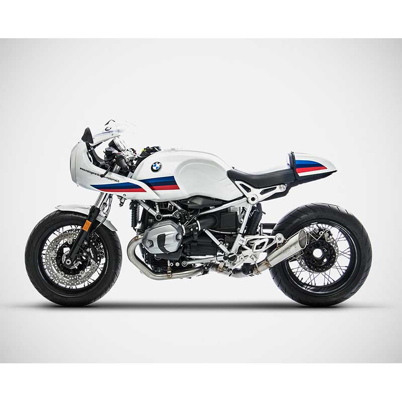 Echappement Zard Racing GP pour BMW RnineT. Blackpines.fr 