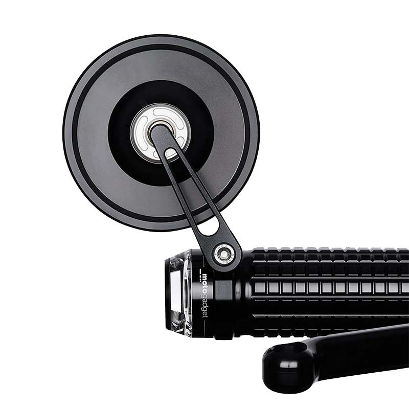 Retroviseur moto rond embout de guidon Mo View Spy Motogadget. Blackpines.fr