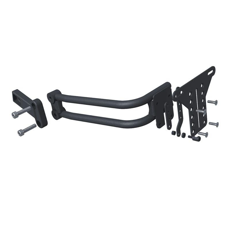 Support de plaque immatriculation Triumph LC Motone Customs The Claw. Blackpines.fr