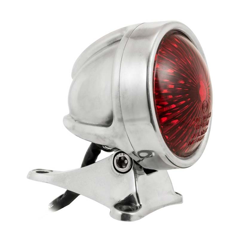 Feu arriere moto poli LED style mini bates homologue Motone Customs. Blackpines.fr