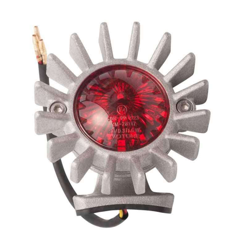 Kit feu arrière moto LED BIG FIN Shot Blast Motone Customs. Blackpines.fr