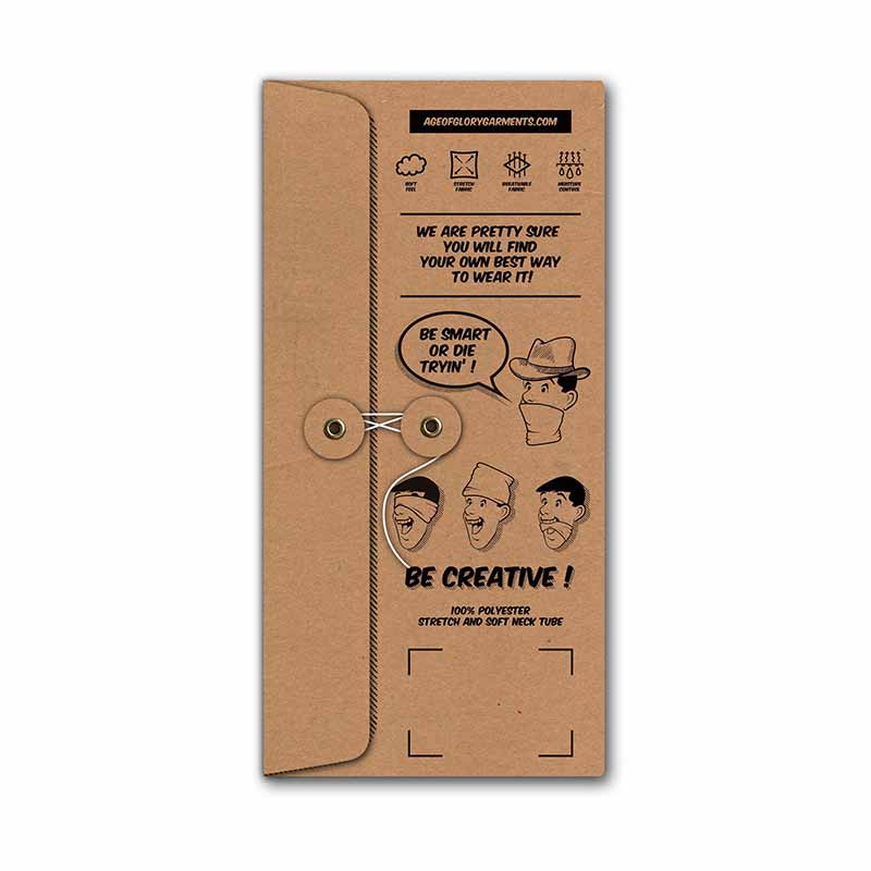 Packaging du tour de cou Natives Age of Glory. Blackpines.fr