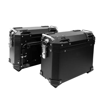 Paire de valises laterales moto ABS etanche X-PLOR KLS28N. Blackpines.fr