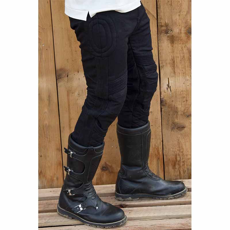 Pantalon moto Desert CE noir Age of Glory. Blackpines.fr