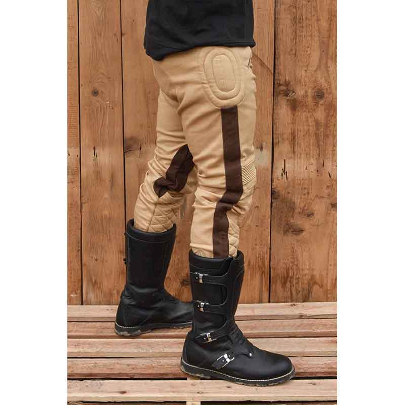 Pantalon moto Desert CE couleur sable Age of Glory. Blackpines.fr