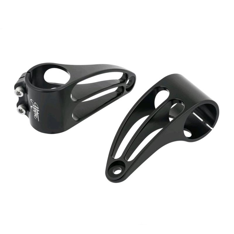 Patte de phare moto Giger Motone Customs. Blackpines.fr