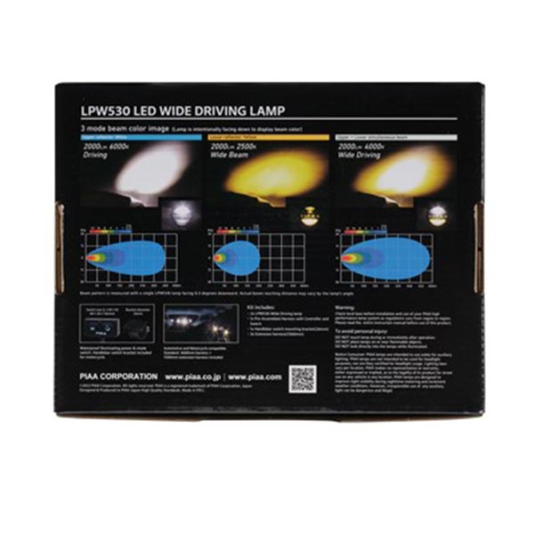 Kit feux additionnels LPW530 PIAA. Blackpines.fr