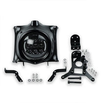 Plaque de phare avec supports relocalisation compteur pour Royal Enfield 650 Bonvent. Blackpines.fr