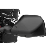 Protege-mains moto noirs Wunderlich pour Harley-Davidson Pan America 1250. Blackpines.fr
