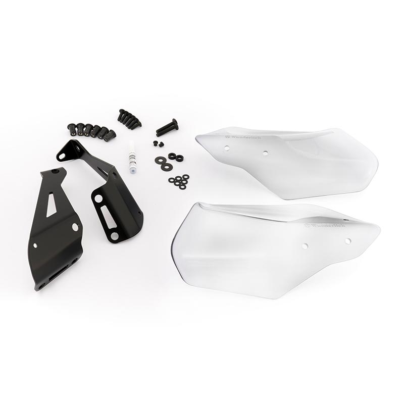 Protege-mains moto transparents Wunderlich pour Harley-Davidson Pan America 1250. Blackpines.fr