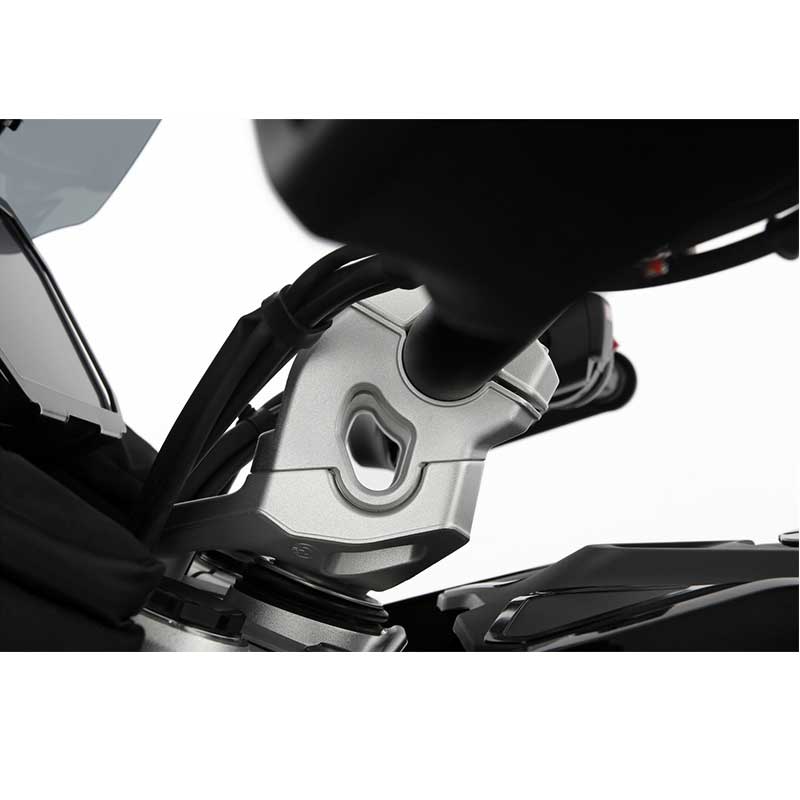 Rehausseur guidon 38mm pour BMW R1300GS Wunderlich Ergo+. Blackpines.fr