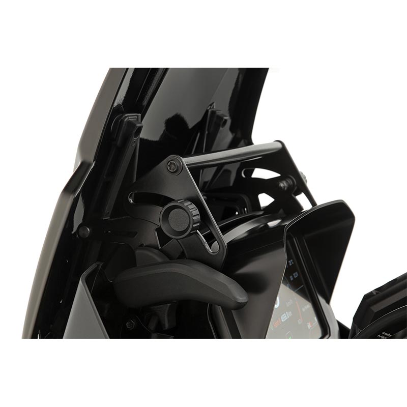 Renfort de bulle moto Wunderlich. Blackpines.fr