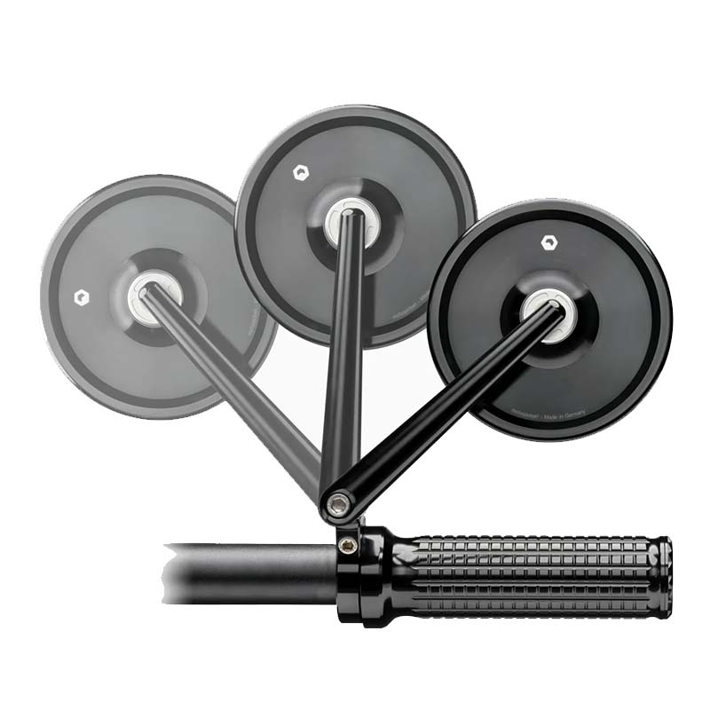Retroviseur moto rond mo.view Classic 110 pivot Motogadget. Blackpines.fr