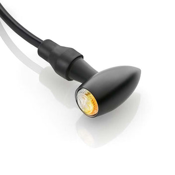Clignotant LED SMD CLUB L Rizoma noir FR151B. Blackpines.fr
