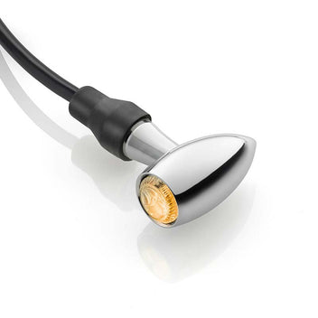 Clignotant LED SMD CLUB L Rizoma chrome FR151CH. Blackpines.fr