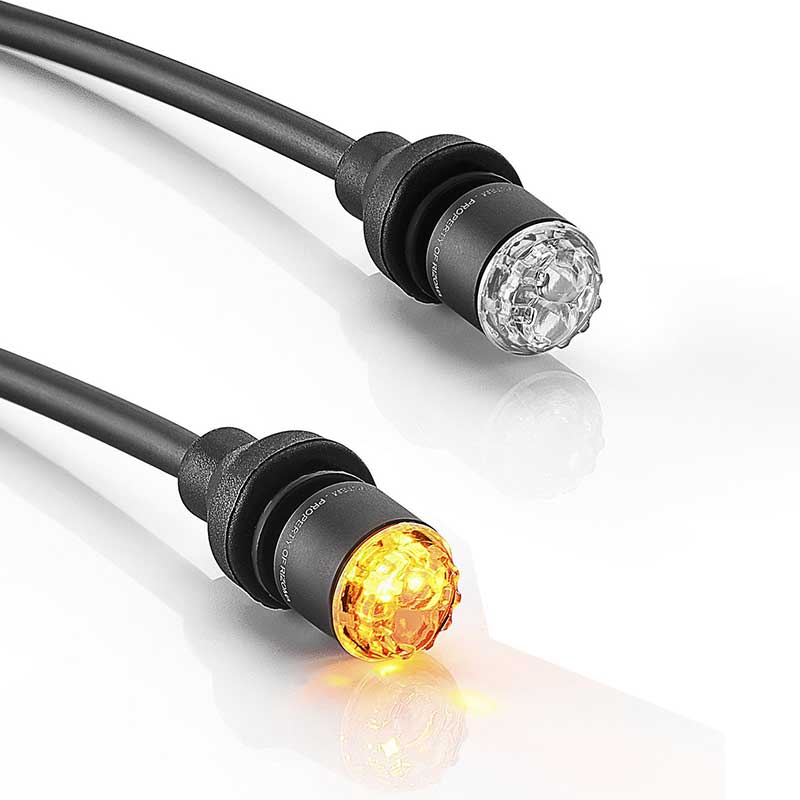 Paire de clignotants Light Unit fr070bm Rizoma. Blackpines.fr