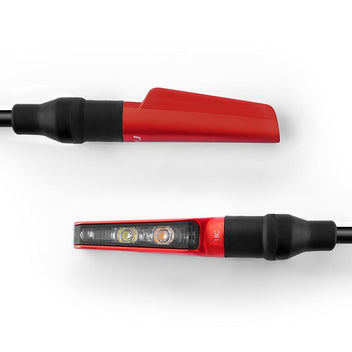Clignotant moto Rizoma CORSA L FR111R Vulcan Red. Blackpines.fr