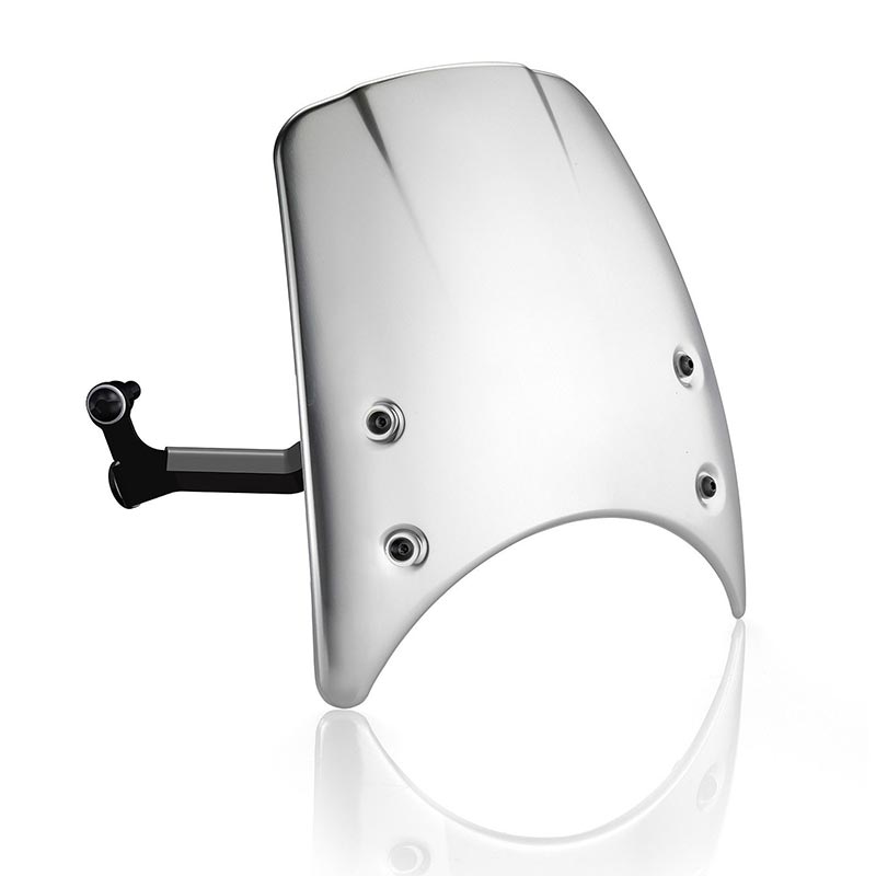Saute-vent Rizoma ZBW042A argent pour BMW RnineT. Blackpines.fr