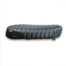 Selle mono noire scrambler pour Royal Enfield serie 650. Blackpines.fr