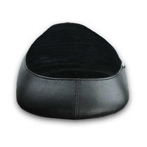 Selle plate Classique noire lignes Bonvent Motorbikes pour Interceptor et Continental GT. Blackpines.fr
