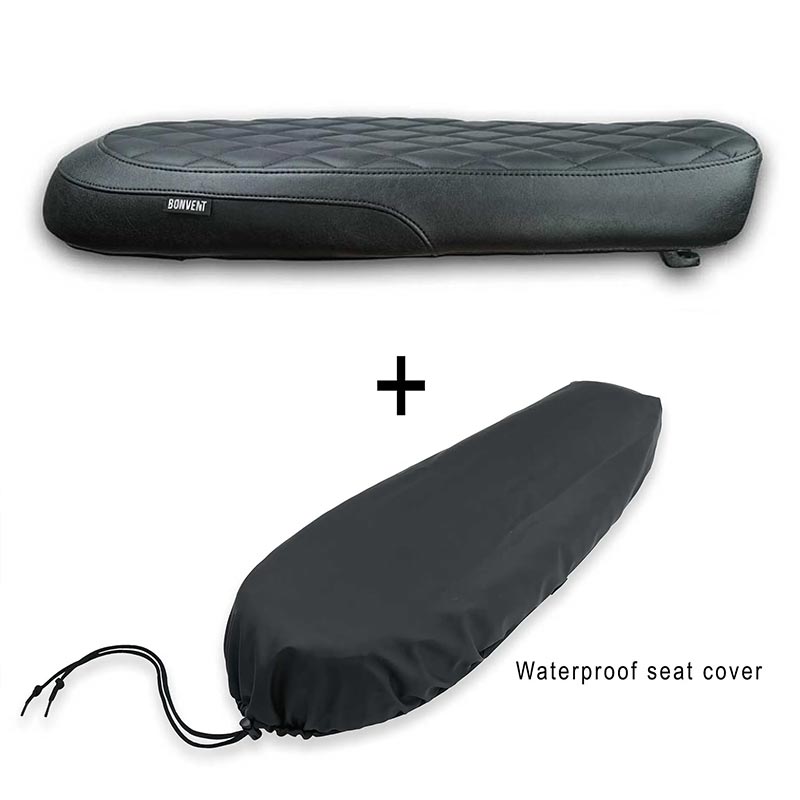 Selle scrambler Classic scr pour Royal Enfield Bonvent Motorbikes. Blackpines.fr