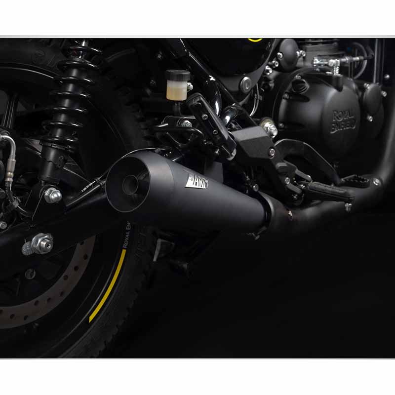 Silencieux Zard pour Royal Enfield Hunter 350. Blackpines.fr