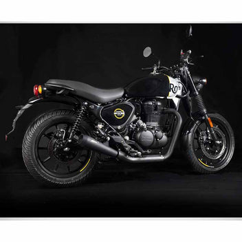 Silencieux Zard pour Royal Enfield Hunter 350. Blackpines.fr