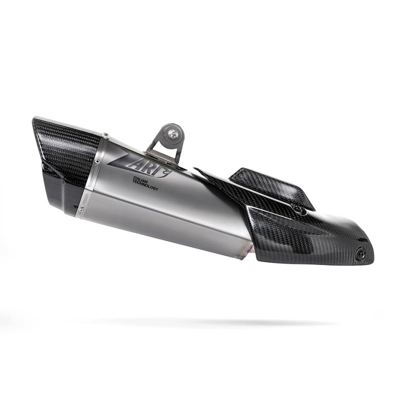 Silencieux en titane avec embout carbone Yard pour Triumph Trident 800 année 2026.