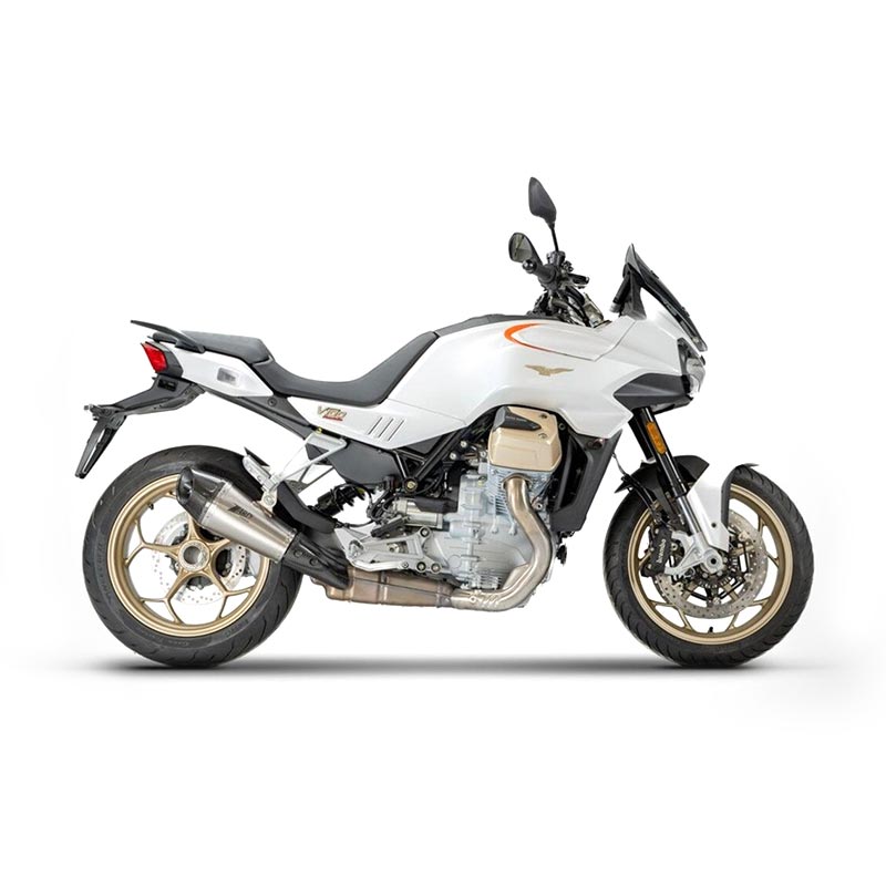 Silencieux titane zard pour moto guzzi V100 mandello 2022-2024.