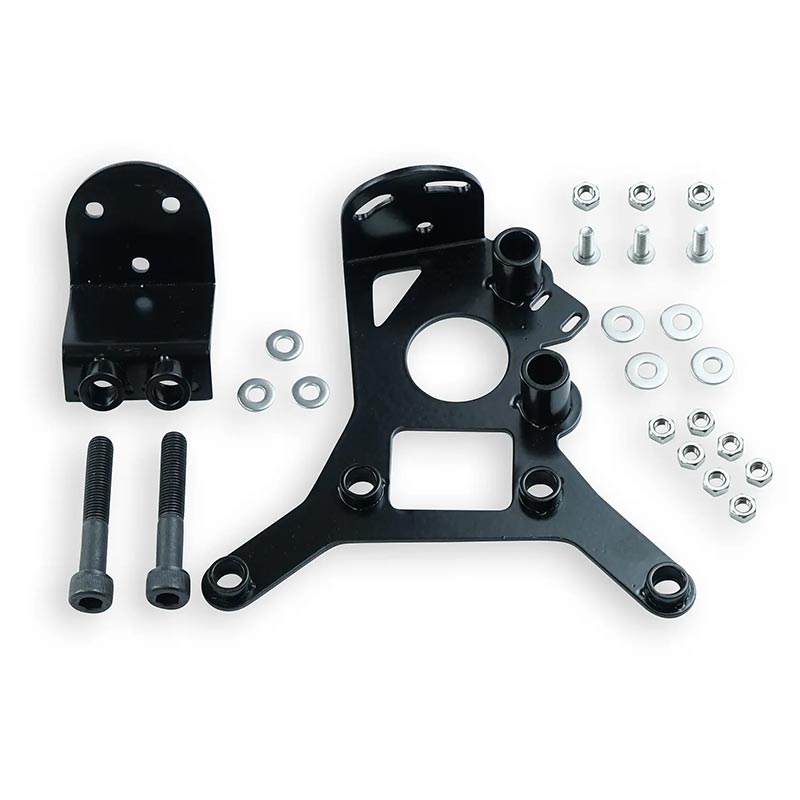 Support de relocalisation de compteur pour Royal Enfield serie 650. Blackpines.fr
