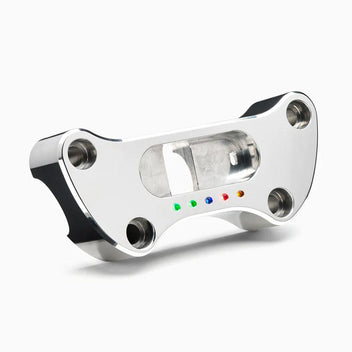Support Motogadget poli pour Motoscope Mini sur Harley-Davidson. Blackpines.fr