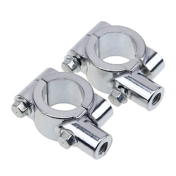 Support chrome pour retroviseur 8mm 10mm. Blackpines.fr