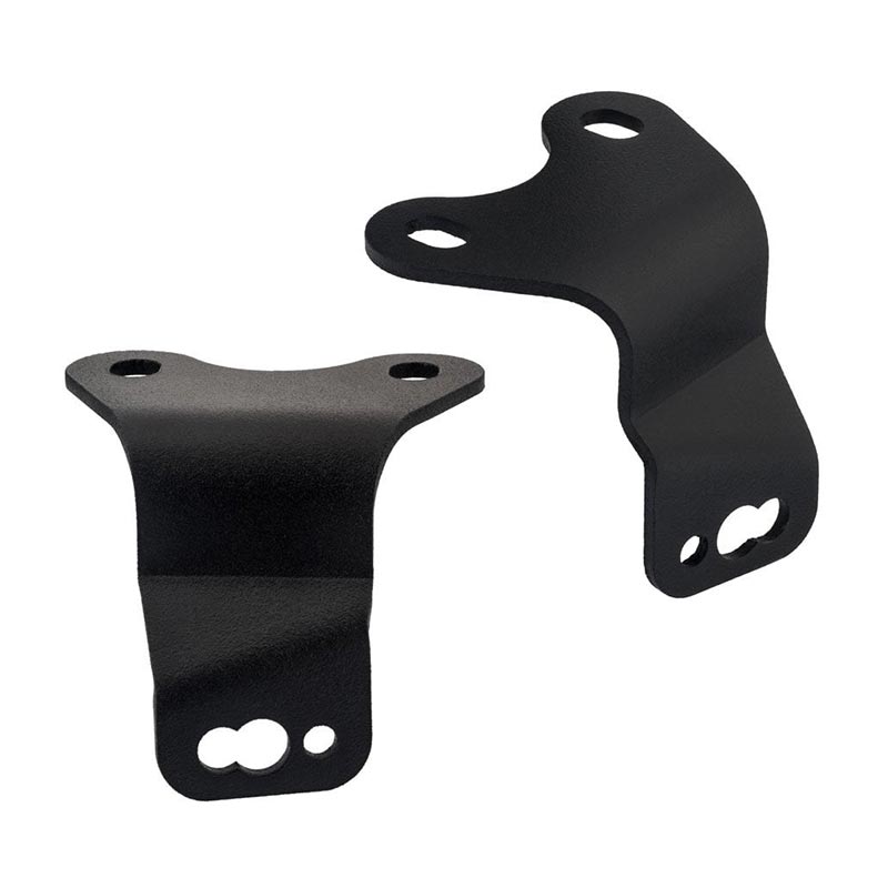 Supports clignotants montage sous selle Motone Customs pour Triumph. Blackpines.fr