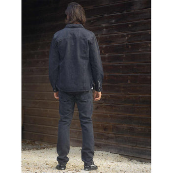 Sur-chemise denim noire Morex Custom FRAME.