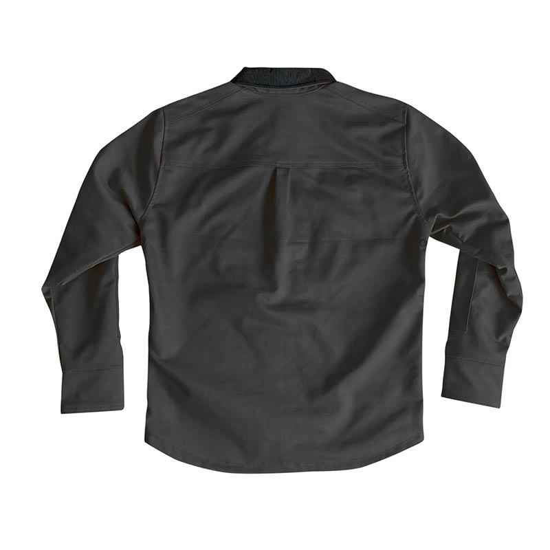 Sur-chemise moto noire Age Of Glory Runaway Riding Shirt homologuée CE UKCA AA.