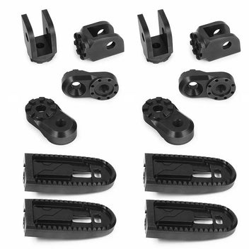 Systeme complet repose-pieds Vario EVO1 noir 23mm Wunderlich. Blackpines.fr