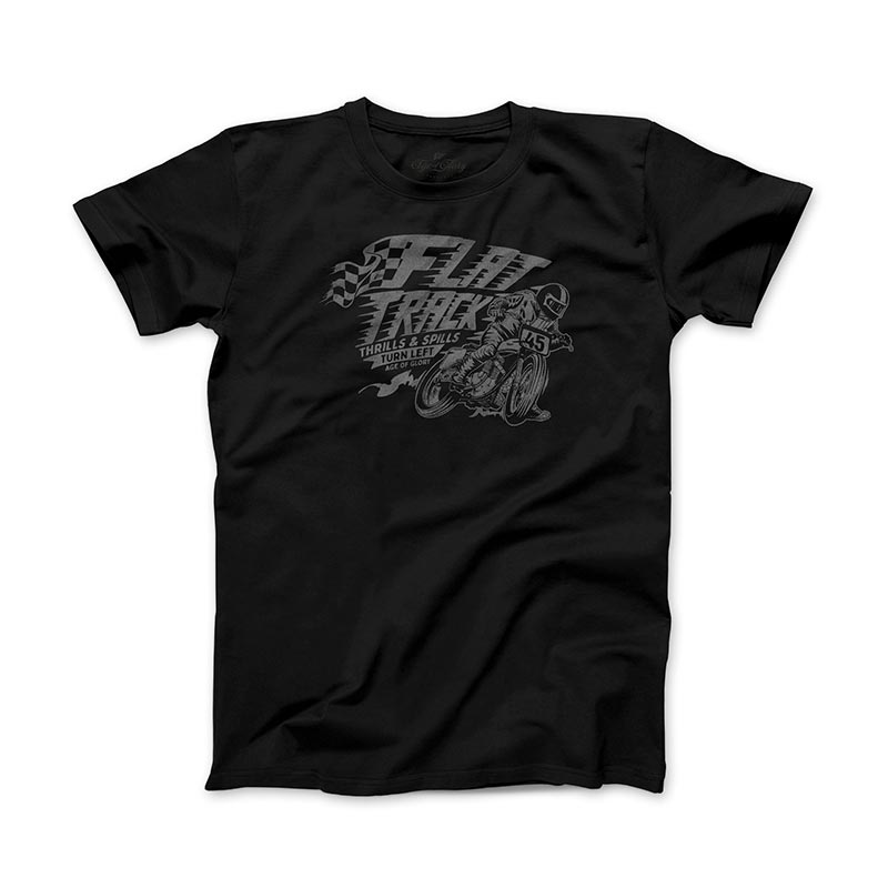 Tee shirt noir homme Turn Left Age of Glory. Blackpines.fr