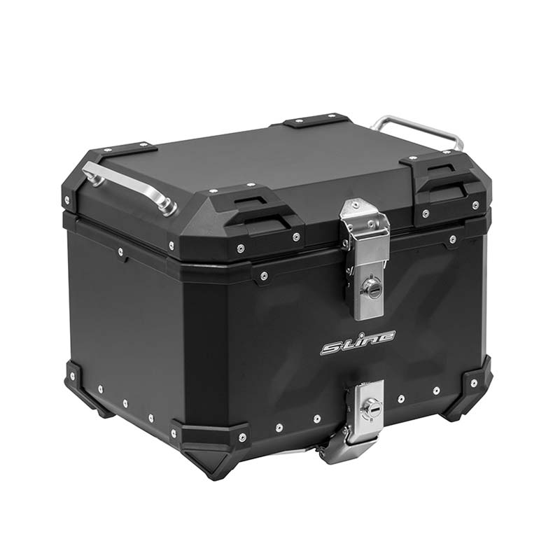 Top case alu noir 37 litres KS70N S-Line. Blackpines.fr