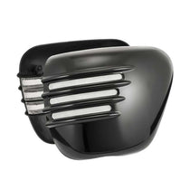 Caches lateraux Motone Customs pour Triumph T120. Blackpines.fr