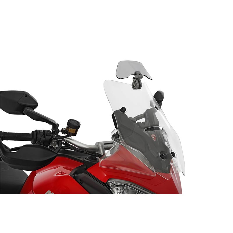 Deflecteur bulle moto Wunderlich Vario Ergo+ titane. Blackpines.fr