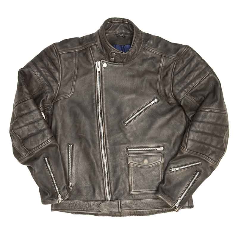 Veste cuir vieilli Rocker Age of Glory. Blackpines.fr