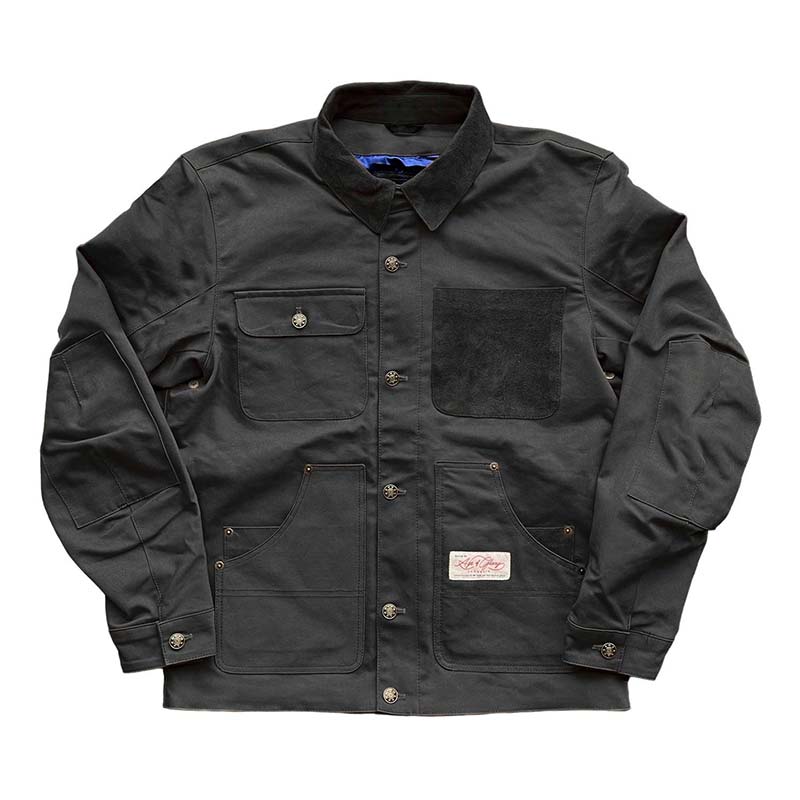 Veste moto noire Craftsman Age of Glory. Blackpines.fr