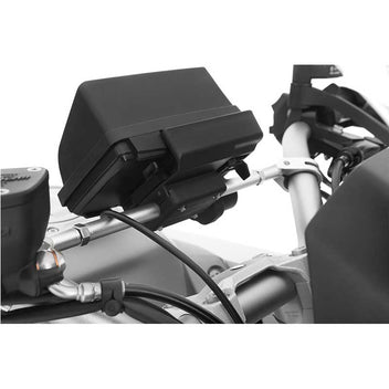 Barre centrale de guidon moto Wunderlich 300mm argent. Blackpines.fr