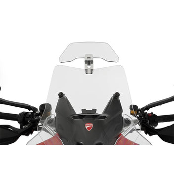 Deflecteur bulle moto Wunderlich Vario Ergo+ argent. Blackpines.fr