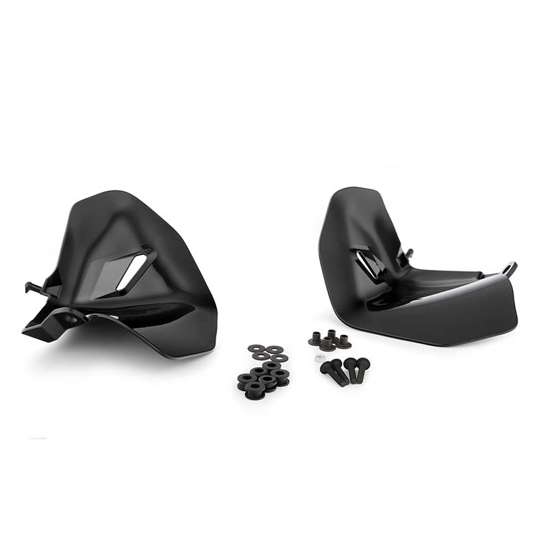 Deflecteur vent noir Wunderlich pour BMW R1300GS. Blackpines.fr